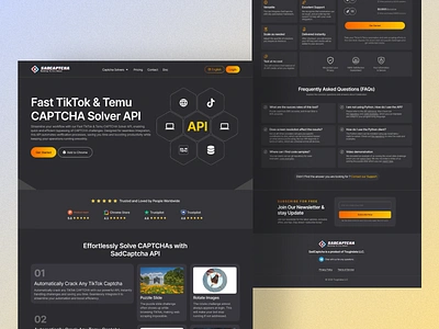 Seamless TikTok & Temu API Solutions for Your Business Needs ap selling website api api sell app design branding clean design graphic design illustration minimal tiktok ui design ui designer ui ux design webdesign