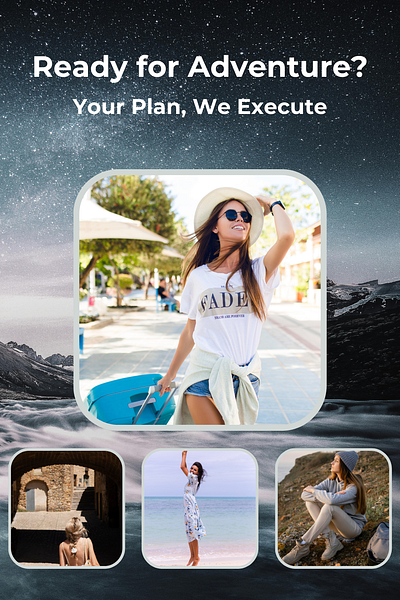 Social Media Template for Travel Agency graphics design