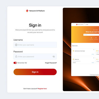 Login UI Exploration login responsive telkomsel ui ux website