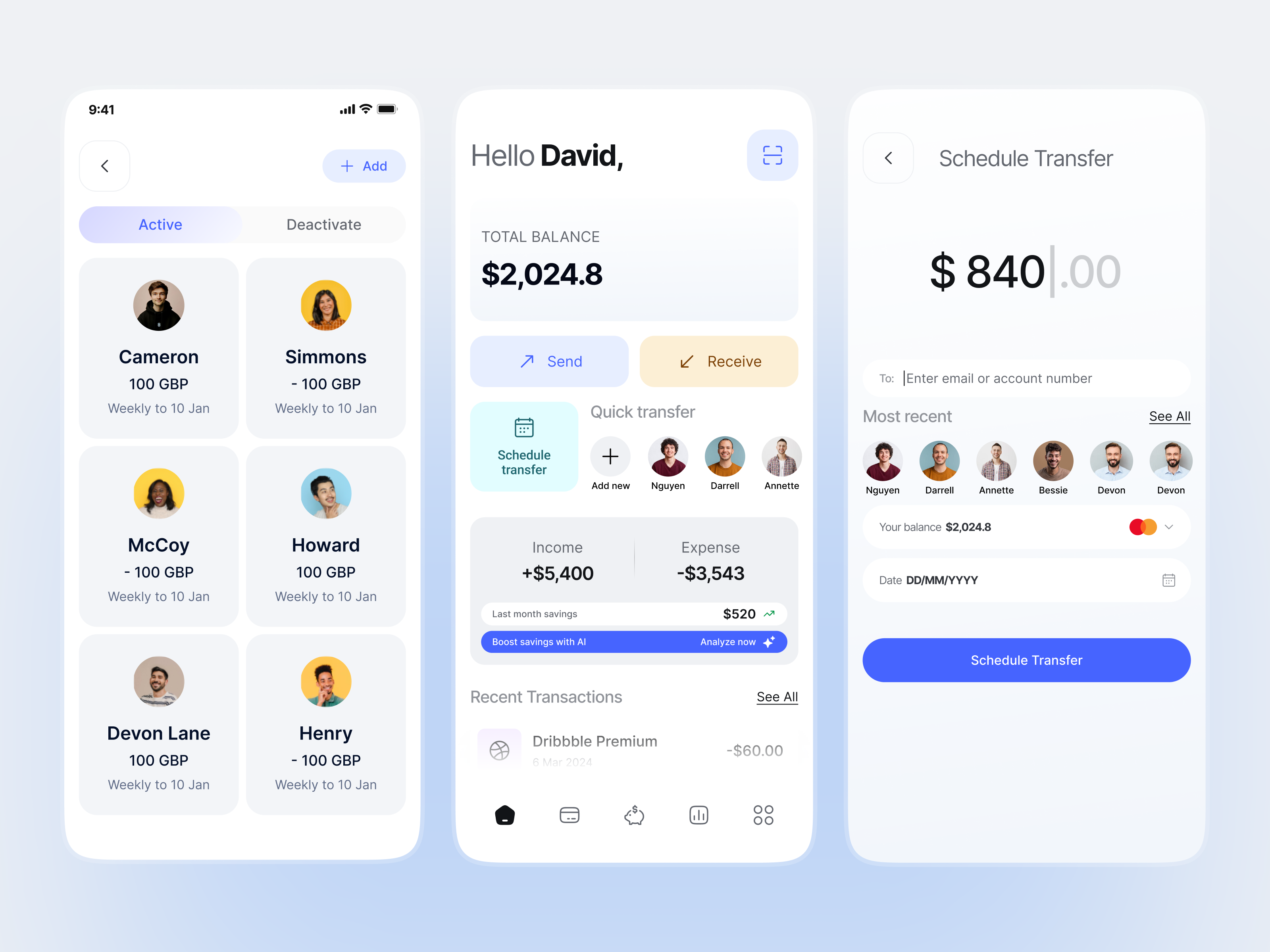 Finance Mobile App UIUX Design app design interface mobile app product service startup ui ux