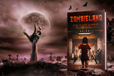 Zombieland 3d book mockup amazon kdp book book cover book cover art book cover design book cover designer book cover mockup book design ebook ebook cover epic epic book epic book covers epic bookcovers epic covers horror book cover paperback professional book cover zombieland