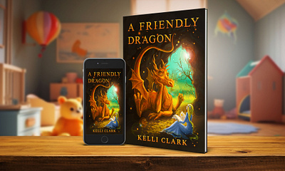 A Friendly Dragon 3d book mockup a friendly dragon book book art book cover book cover art book cover design book cover designer book cover mockup children book cover cover art ebook ebook cover epic epic book epic book covers epic bookcovers epic covers paperback professional book cover