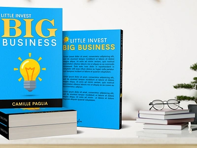 Little Invest Big Business 3d book mockup amazon kdp book book cover book cover art book cover design book cover designer book cover mockup book design business book cover ebook ebook cover epic epic book epic book covers epic bookcovers epic covers little invest big business paperback professional book cover