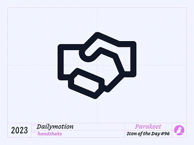 Icon of the Day #96 agreement branding broker deal design hands handshake icon icons ios parakeet ui vector