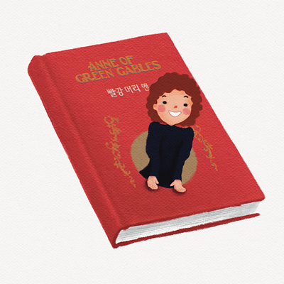 Anne of Green Gables 그림 일러스트 캐릭터