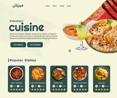 Restaurant Website Design dailyui dailyuichallenge figma restaurant website ui uiux web design web designer web developwe website design