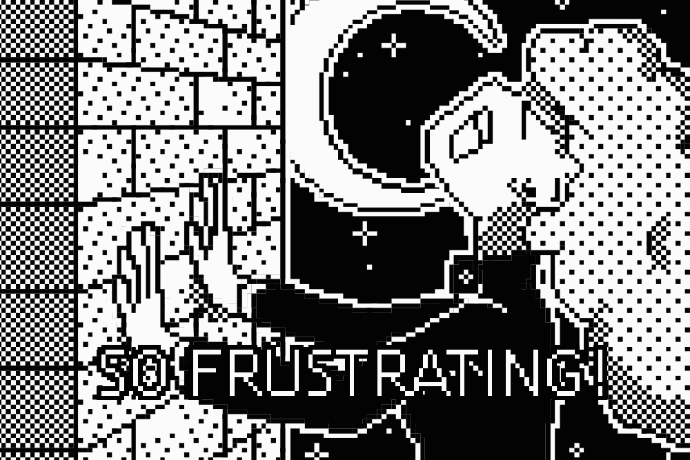 (Animation gif) Frustration attack 1 bit animation illustration oc pixel art