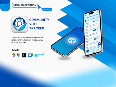 COMMUNITY VOTE TRACKER (CVT) APP (UI/UX CASE STUDY) appdesign casestudy communityvoting design figjam figma logodesign materialdesign mobileappdesign ui ui ux uidesign uiux uiuxcasestudy uiuxdesign userexperience userinterface userresearch vote voting