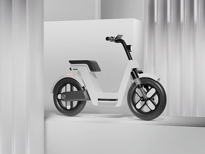 HONDA MUJI 3d design bike blender electric honda