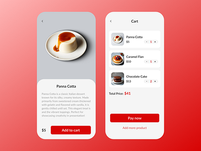 Invoice - Daily UI - 046 046 cart clear daily ui 046 dailyui046 dessert invoice minimal mobile app online shop order pay payment phone product product design total ui details ui elements ui ux design