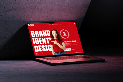 Brand Identity Agency Landing Page Design brand strategy