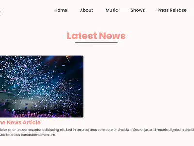 Daily UI Challenge #094 challenge css dailyui day94 design html latestdesign latestnews news ui uiux ux