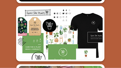 Happy Day Plants - Branding branding local business plant shop