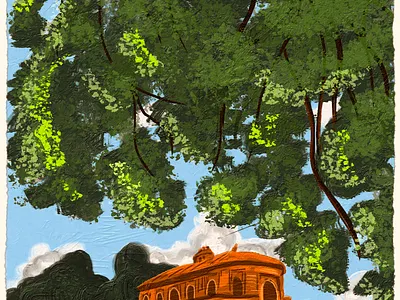 Rang Ghar : House of Entertainment ahom ahomkingdom art artwork assam design graphic design illustration karengghar rangghar sivasagar