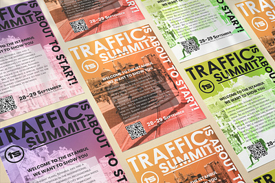 Постеры TRAFIC SUMMIT graphic design