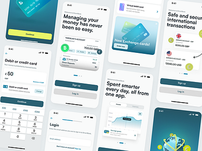 UI/UX Comercial APP 'Smart Bank' bank figma ui ux webdesign