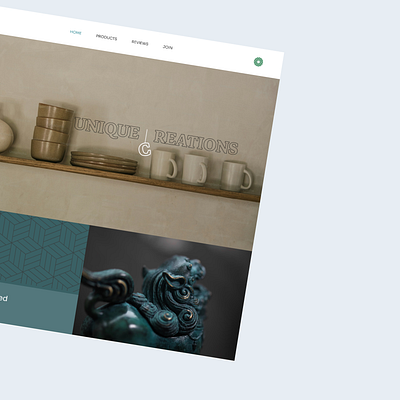 CRAFT - A Minimal landing page 3d animation branding logo motion graphics ui