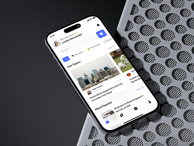 News App UI Kit article clean design elegant figma media minimal mobile app news premium ui kit