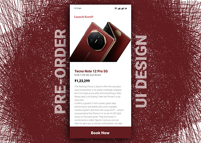 Pre-Order UI Design alert app branding dailyu dribble ext figma file illustration latest launch portfolio pro screen soon trend ui visual