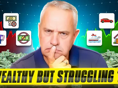 Wealthy But Struggling ? attractive thumbnail best thumbnail design finance financial thumbnail irl thumbnail professional thumbnail social media design thumbnail youtube thumbnail