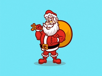 Santa Claus '24 character design graphic design happy holidays holiday season illustration mascot santa santa claus st. nick vector winter