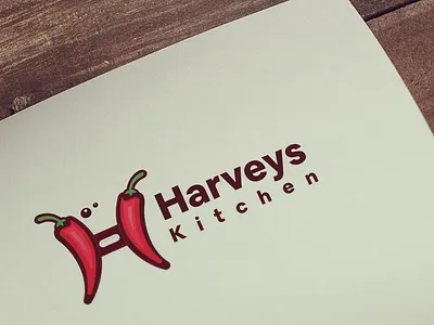 Logo Design for Harveys kitchen. kitchinlogo logo logodesign
