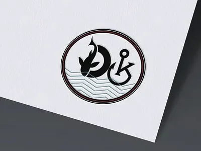 Classic Fishing-Inspired Logo Design. design logo