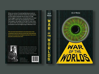 War of the Worlds cover book cover design