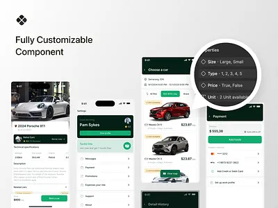 Taxi Booking Mobile App UI Kit app app redesign banking app branding design finance app design finance mobile app illustration logo ui