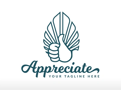 Creative Like Thanks Giving Appreciate Logo Design dislike vector