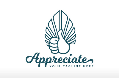 Creative Like Thanks Giving Appreciate Logo Design dislike vector