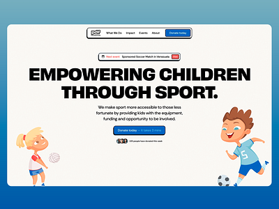 PDF Foundation Website Design charity children donation equipment funding interface non profit soccer match sponsored sports ui ui design ux ux design venezuela web ui web ux website website design youth sports