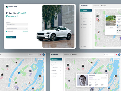 Parking & Fine Management Platform admin panel app design car park dashboard design dribbble login map view minimal parking management parking permit product design saas signup ui ui design user experience user interface ux web app design