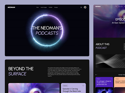 Podcast Website blogs content content sharing creative design dribbble figma landing page mockups page podcast responsive design ui user experience user interface ux visual design web design website wireframes