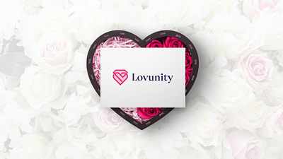 Lovunity | Matrimony Agency | Logo Design brand brand design brand identity branding design designer graphic design illustration logo logo design logodesign logos love love logo matrimony wedding