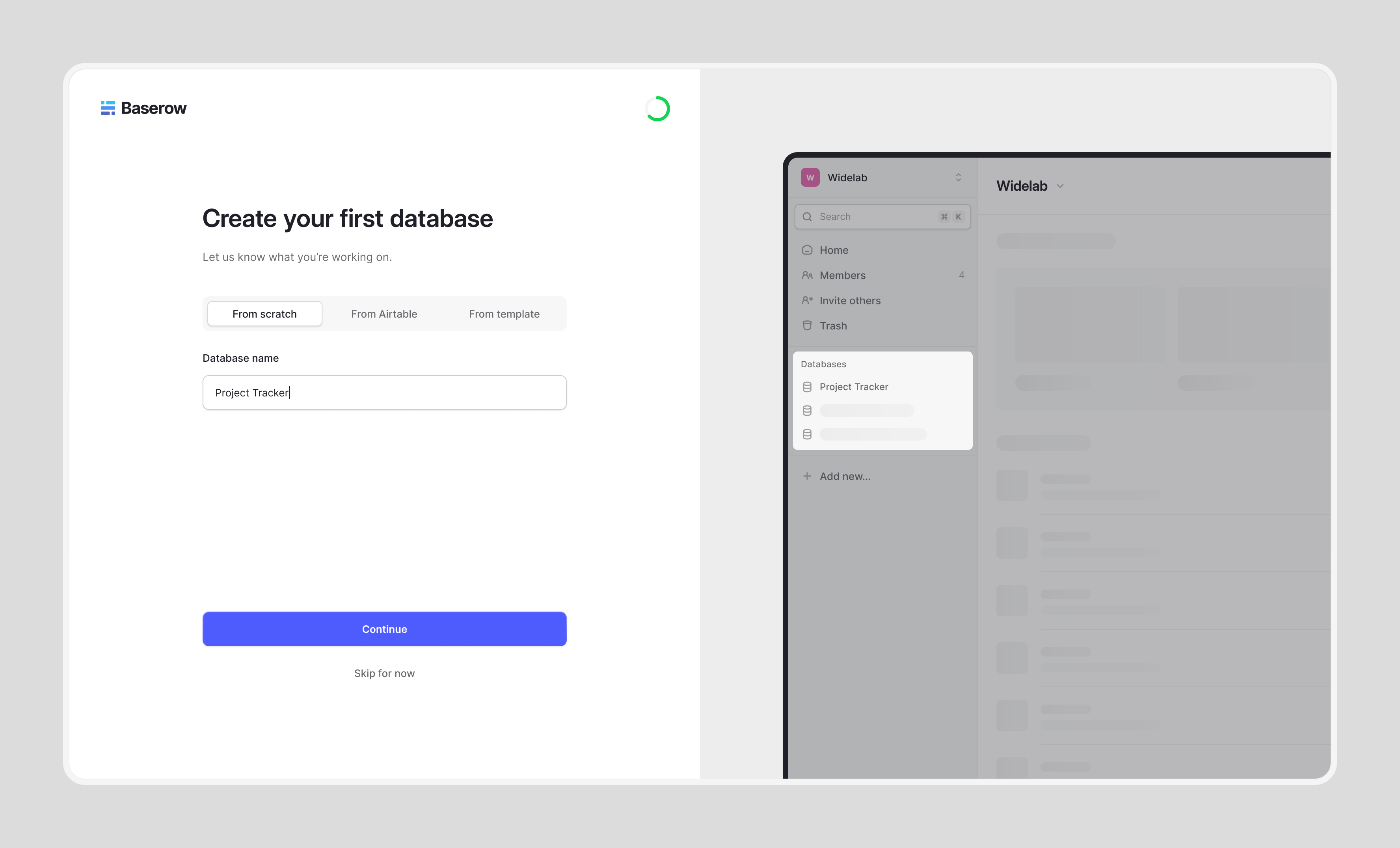 Baserow вђ Onboarding Wizard рџє By Michaе Roszyk For Widelab On Dribbble