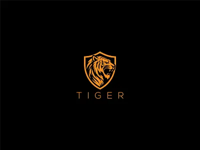 Tiger Logo africa angry animal attack beast big cat gaming logo graphic design lion logo panther strength tiger tiger head tiger logo tiger shield white tiger wild cat wildlife zoo