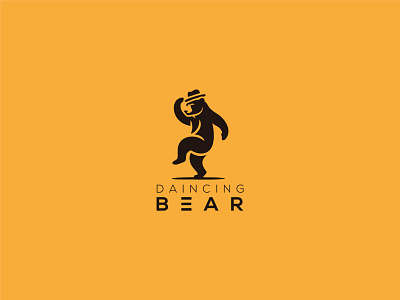 Bear Logo africa animal bear bear club bear dancing bear funn bear hat bear logo bear music bear party bear vine branding dancing bear dancing bear logo funny bear gaming logo happy bear illustration logo design t shirt design