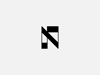 N Lettermark Geometric Line Logo branding design geometric graphic design icon letter n logo logomark minimal monogram n symbol ui