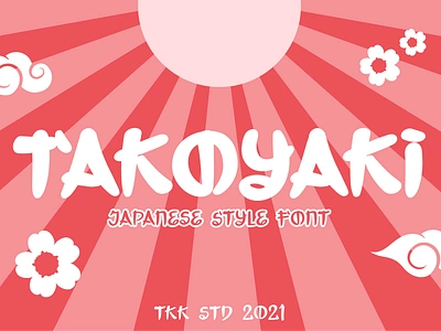 TAKOYAKI – Japanese Font branding children cute design display font font gaming japanese kawaii movie playful poster thumbnails youtube