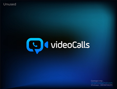 Video calls logo - gossip app - meet branding call gosspi app logo graphic design icon logo logo design logomark love marketing meering app meet modern logo play icon unique logo video app logo video calls logo