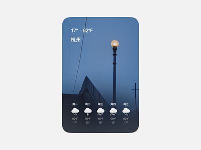 Daily practice, weather ui