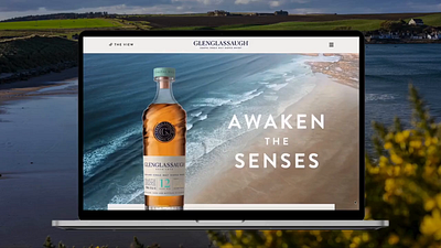 Glenglassaugh graphic design responsive design ui web design