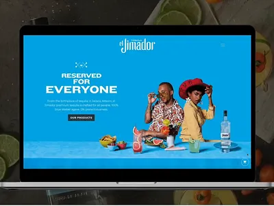 el Jimador graphic design responsive design ui web design