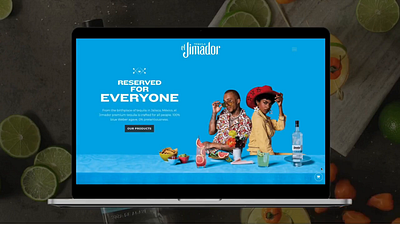 el Jimador graphic design responsive design ui web design