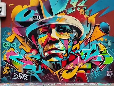 SAGE WALL ART X GODZILLAZ graphic design logo