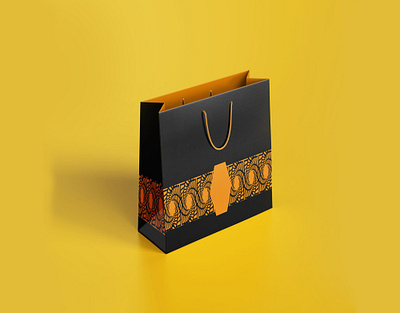 Shopping Bag Design branding graphic design illustration shopping bag design