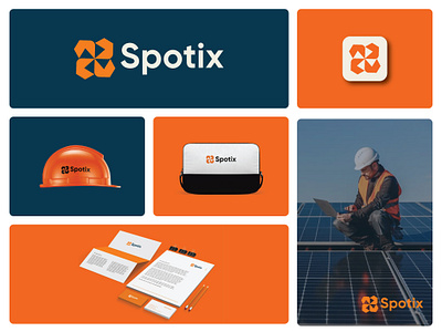 Solar Logo Design for Solar Servicing Company abstract brand identity branding brandmark cleanenergylogo company logo creative logo ecobranding lettermark logo branding logodesign solar company logo solar servicing solarbranding solarcompany solarlogo startupbranding