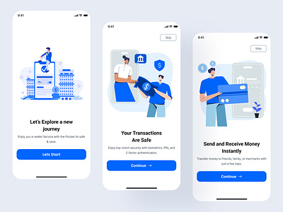 Onboarding e-wallet app app ui app ui ki app uikit banking bertobaseit branding design e wallet app free donload app minimal personal banking management ui ux