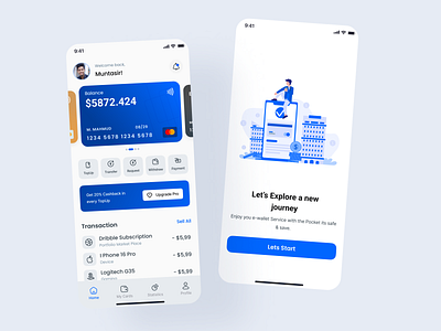 e-wallet app banking app kit bertobaseit branding design donload ui kit e wallet app minimal online banking app personal banking ui ui kit ux